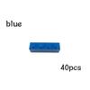 Non-Toxic 40Pcs Moc Assemble Particles 3010 3066 1X4 Bricks Dots Thick 1*4 Building Blocks Diy Educational Creative Toy For Kids