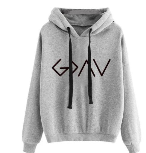 Femei, toamnă iarnă, fleece, cu glugă, model, imprimeu, cu mânecă lungă, pulover, cu glugă