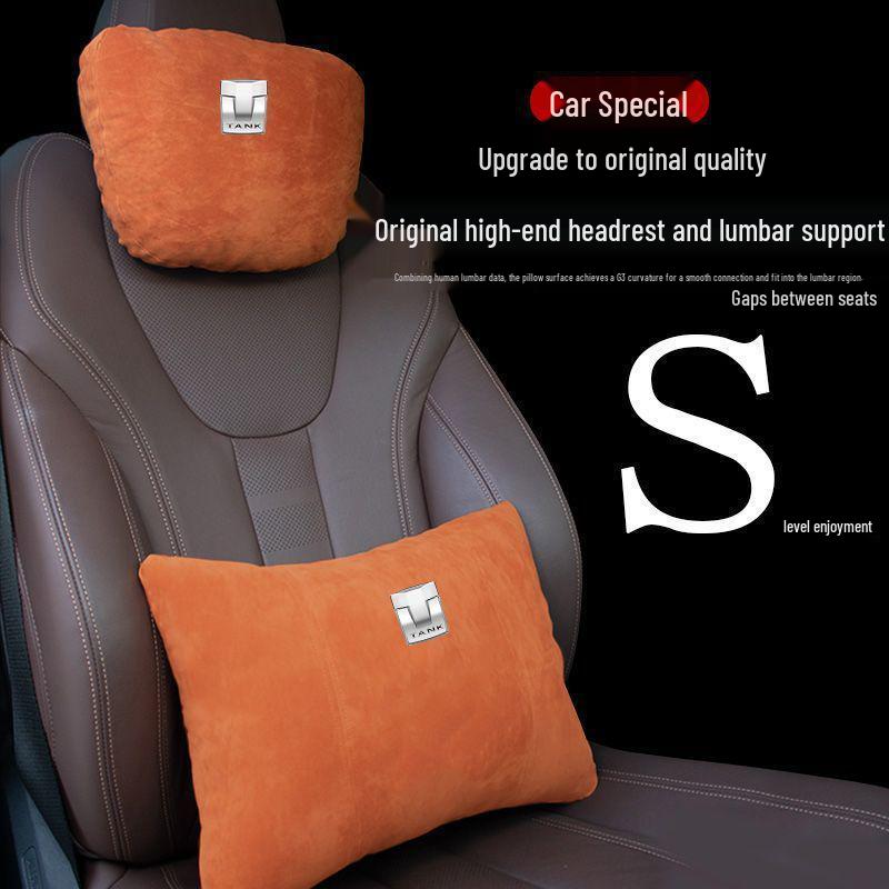 Car Headrest Lumbar & Neck Support Pillow for Tank 300/400/500 & Maybach Seats