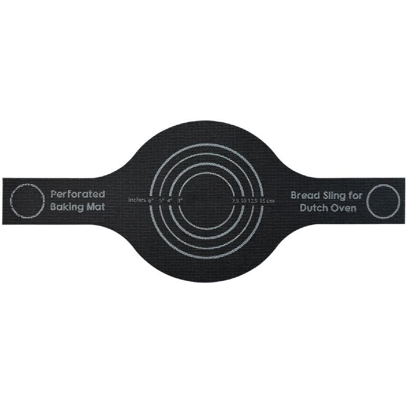 Perforated Silicone Bread Sling For Dutch Oven, With Long Handle, Nonstick & Reusable, Bread Baking Mat For Sourdough Transfer