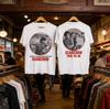 Maglietta a maniche corte a doppio lato vintage anni '80 John Cougar Mellencamp Scarecrow Tour