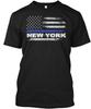 Thin Blue Line New York T-Shirt Made In the USA Size S To 5XL
