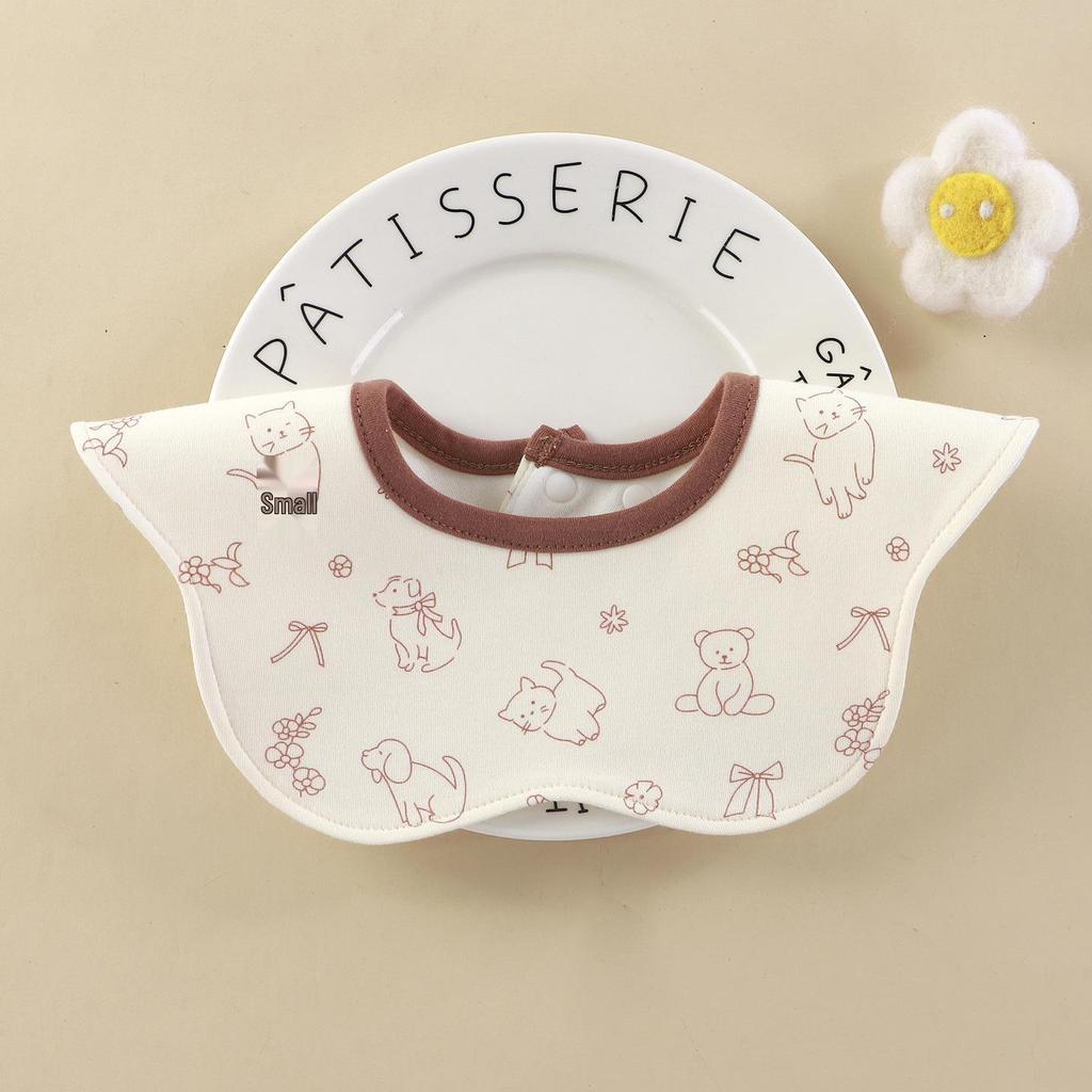 Yi Wan Bao A-Grade Cotton Antibacterial Waterproof Baby Bibs