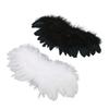 2Pcs Ball Joint Doll Feather Wings Black and White Soft Comfortable for 1 3 1 4 1 6 Dolls