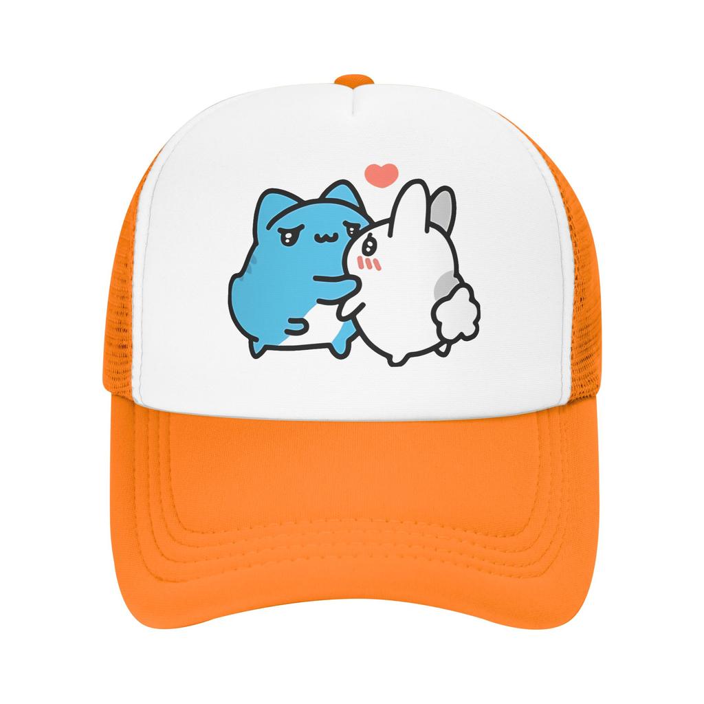Characters Trucker Hats Unisex Hat Trucker Hat Sun Hats Adjustable Polyester Mesh Baseball Cap Washable