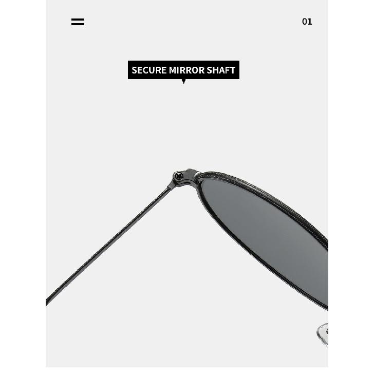 Metal sunglasses, retro oval-shaped, oversized style, punk sunglasses, driving glasses