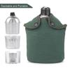 Zink Zinklegierung Wander Rucksackreisen Camping mit Abdecktasche Kochgeschirr Set Holzofen Tasse Set Feldflasche Tasse