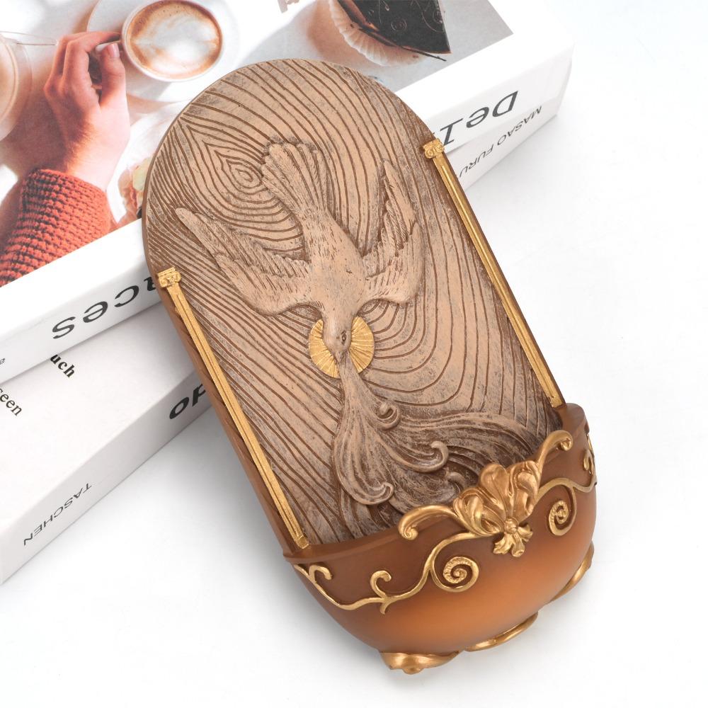 Holubice Svaté Trojice Duch Svatý Kropenka Nástěnná Plaketa Pryskyřice Náboženská Pro Domácí Dekoraci A První Svaté Přijímání