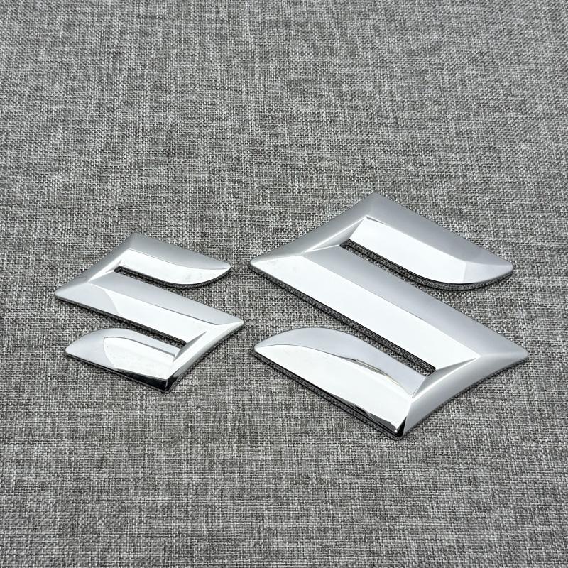 Auto Motorhaube Frontgrill Heckklappe Logo Plakette Emblem Aufkleber Für SUZUKI Jimny Auto Karosserie Aufkleber Logo Heck Emblem Decal Zubehör