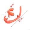 Tuba de Snorkeling J Pliable Flexible Humide pour Adultes Noir