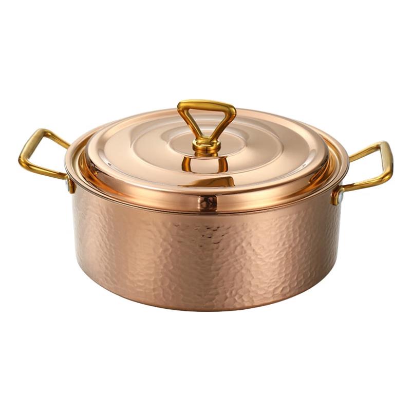 Jingqingfu 201 Stainless Steel Hammered Stockpot