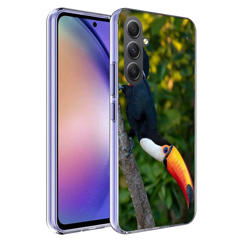 

Tropical Toucan Cover For Samsung A54 A34 A24 A14 A53 A33 A23 A13 A52S A32 A22 A12 Phone Galaxy A03 A04 A02S A42 A73 TPU Case Samsung A32 5G