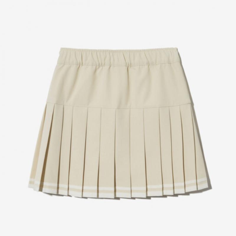 [fila Kids] Hem Tape Pleated Skirt  Fk2skg3401f Skn  q0zFk2skg3401fSkn