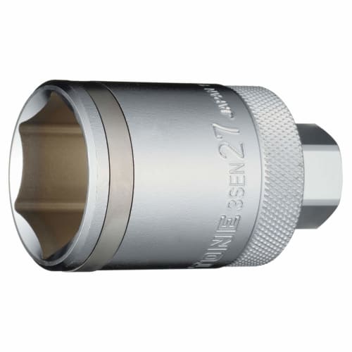 TONE 3SEN-27 Hexagonal Sensor Socket, 9.5mm (3/8") Drive, 27mm Width