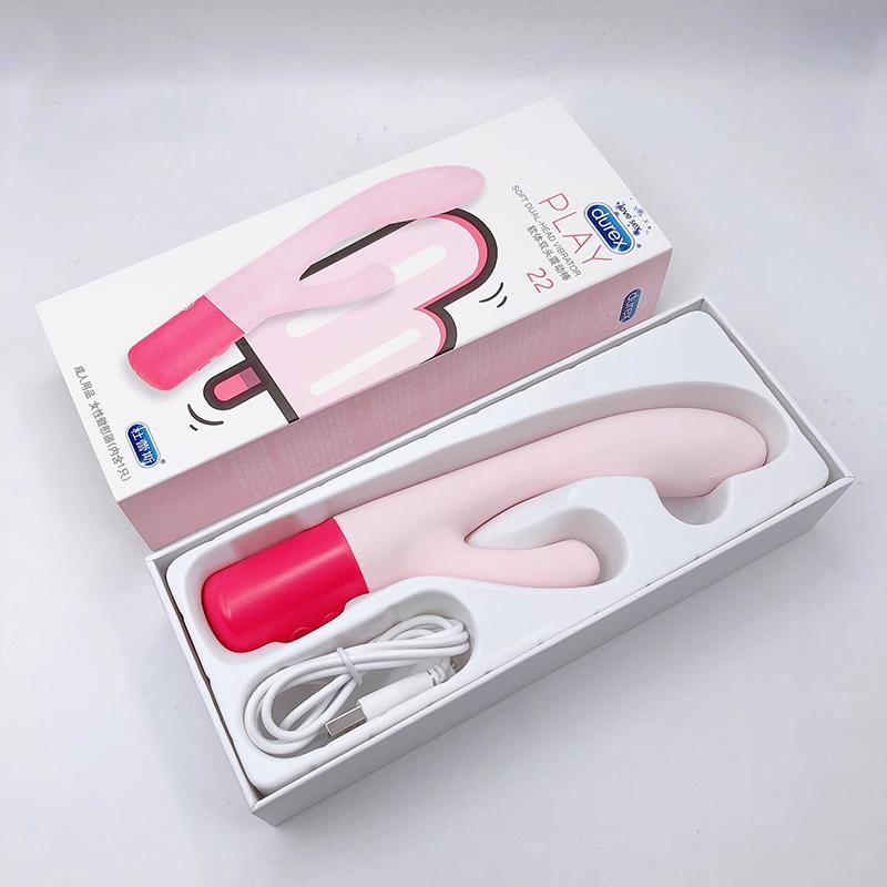 Durex Soft Vibrator New Ice Cream Series Soft Double Headed Vibrator