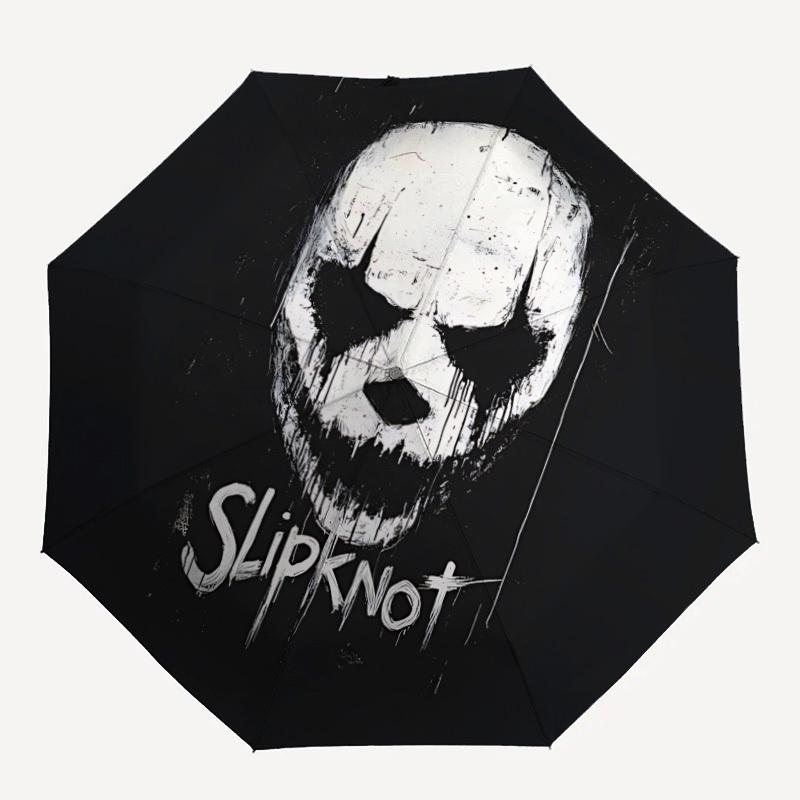

1pc Slipknot Automatic Folding Umbrella, Portable Collapsible Design, 8-Rib Iron Frame, , All-Season Casual Outdoor Accessory yy0901043