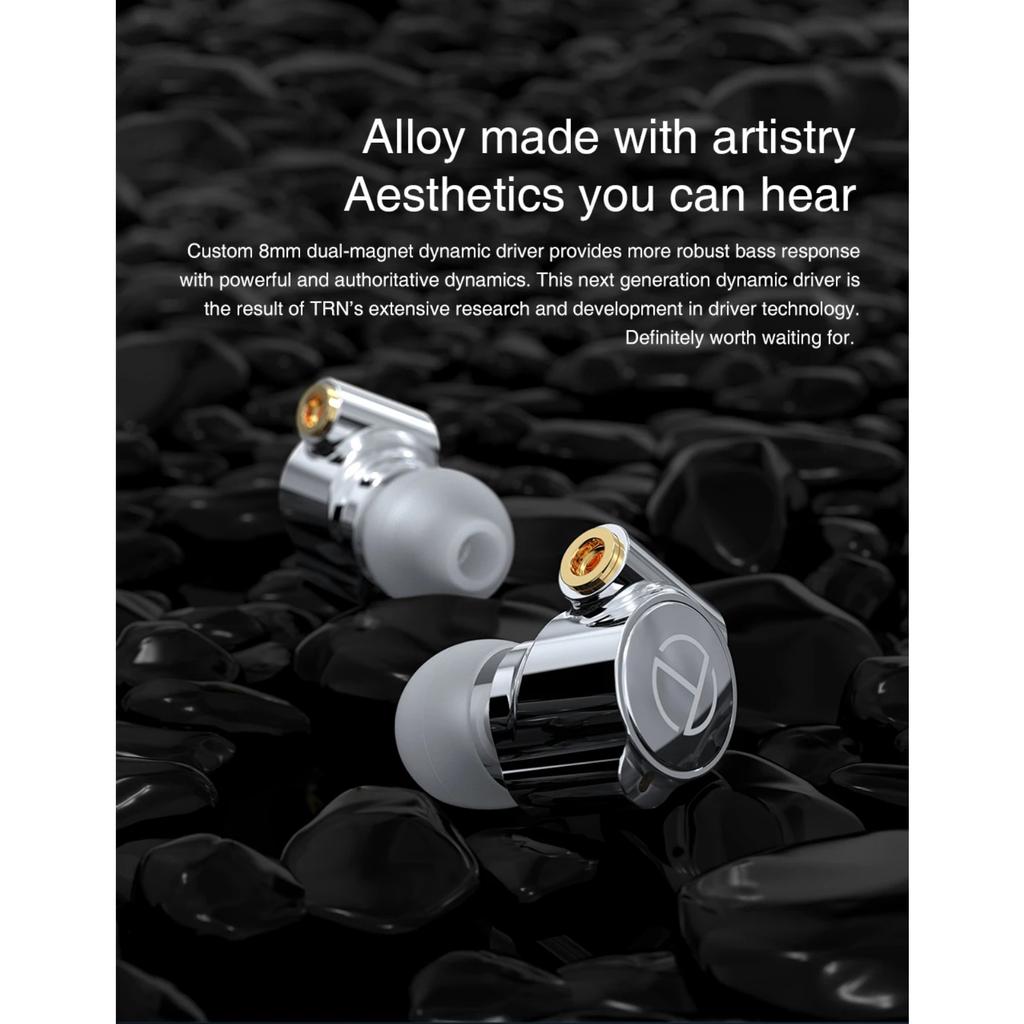 TRN TA1 Hi-FI 1BA+1DD Hybrid (Knowles 33518,8mm Dynamic) In-ear Earphone Drive HIFI Bass Metal Monitor Running Sport Headphone
