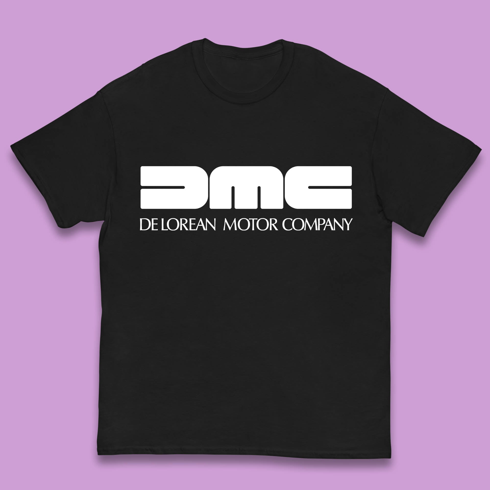 

DeLorean Motor Company (DMC) Vintage Logo Back To The Future Kids T Shirt 100