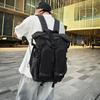 Trendy cool men and women with the same backpack, locomotive commuting large-capacity student schoolbag, new multi-pocket backpack women