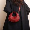 Ladies' PU Leather Shoulder Bag Solid Color Lattice Crossbody Bag Small Luxury Bag Trend Fashion