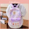 Adorable Nylon Backpack For Kids With Cartoon Design Perfect For School And Travel