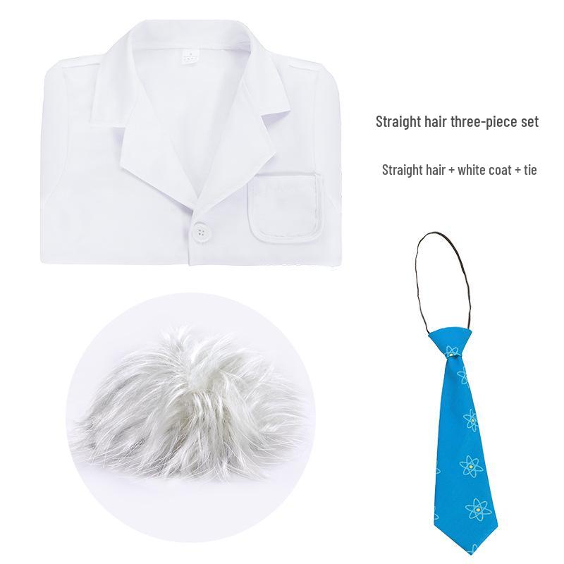 Kids' Halloween Mad Scientist Cosplay: Frankenstein Role-Playing Costume