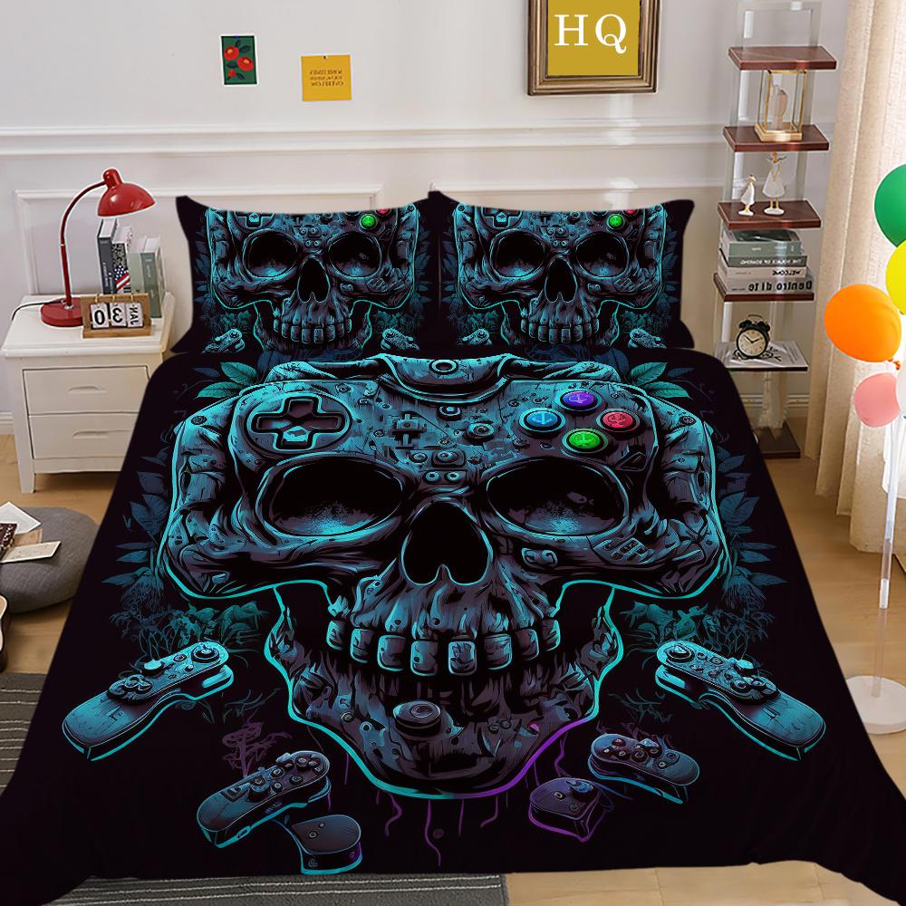 3D Game Console Printing Comforter Cover Set Twin Size Bed Set Cover Children High Quality Luxury Bed Set