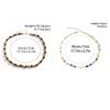 Retro Boho Drewniany Koralik Kamienna Łańcuszkowa Naszyjnik dla Mężczyzn Punk Prosty Krótki Choker na obojczyk Akcesoria Y2K Biżuteria Modowa Prezent Impreza