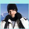 Knitted Winter Hat Gloves Scarf Set For Men With Warmth And Features