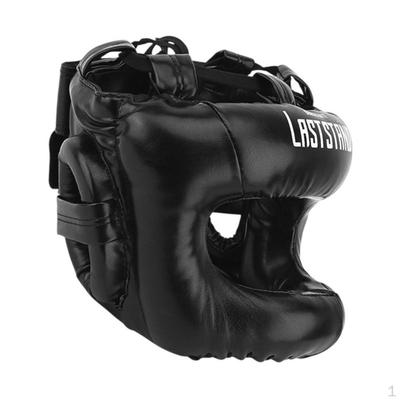 Kask bokserski z osłoną twarzy, Kask do kickboxingu, Kask do Muay Thai na sparing