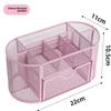 Metal Wire Desk Organizer With Logo Print For Student Office Use