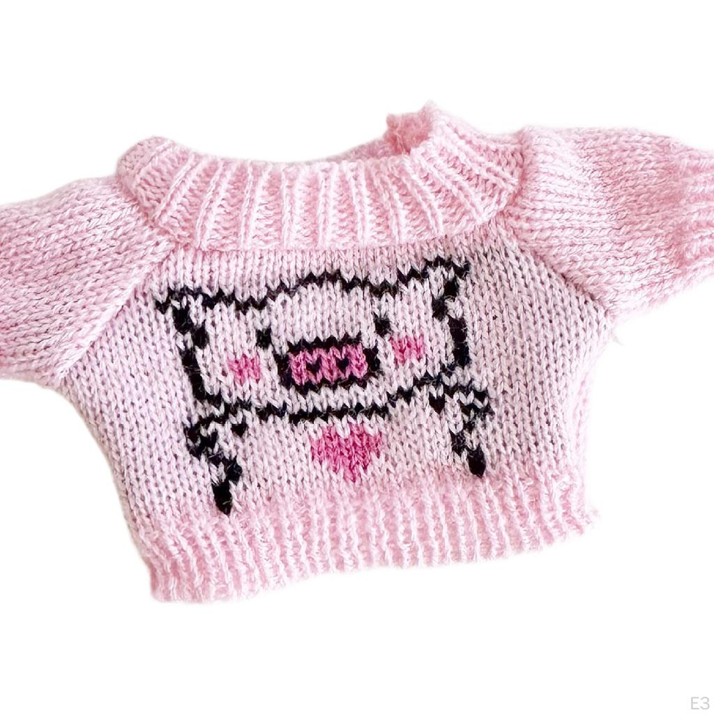 15 cm Plüschpuppenkleidung, Austauschbares Zubehör für Puppen, Kleidung