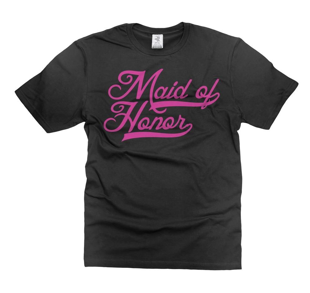 Maid of Honor Shirt Bridal Party Shirts Bridesmaid Shirt Bachelorette shirts Unisex T-Shirt XL