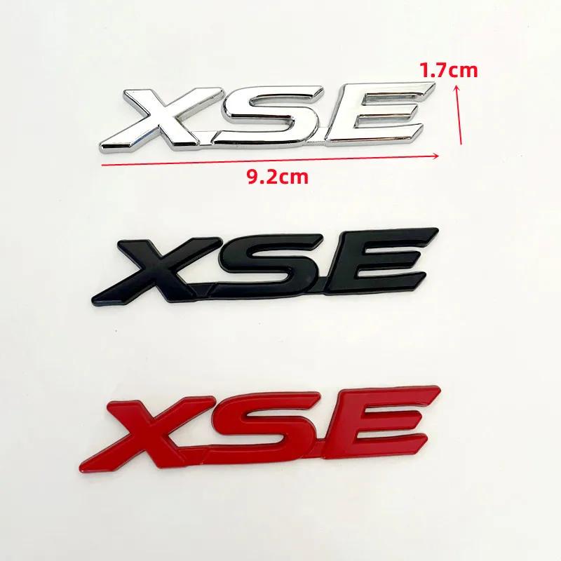 New 3D Metal SE XSE Logo Rear Trunk Emblem Badge Sticker For Toyota Camry Sienna Highlander Corolla Car Styling Accessories HH0