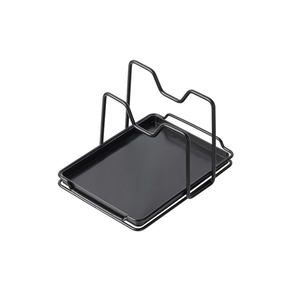 Rustproof Pan Pot Lid Holder Iron Shovel Spoon Rest Multifunctional Cutting Board Stand  Countertop