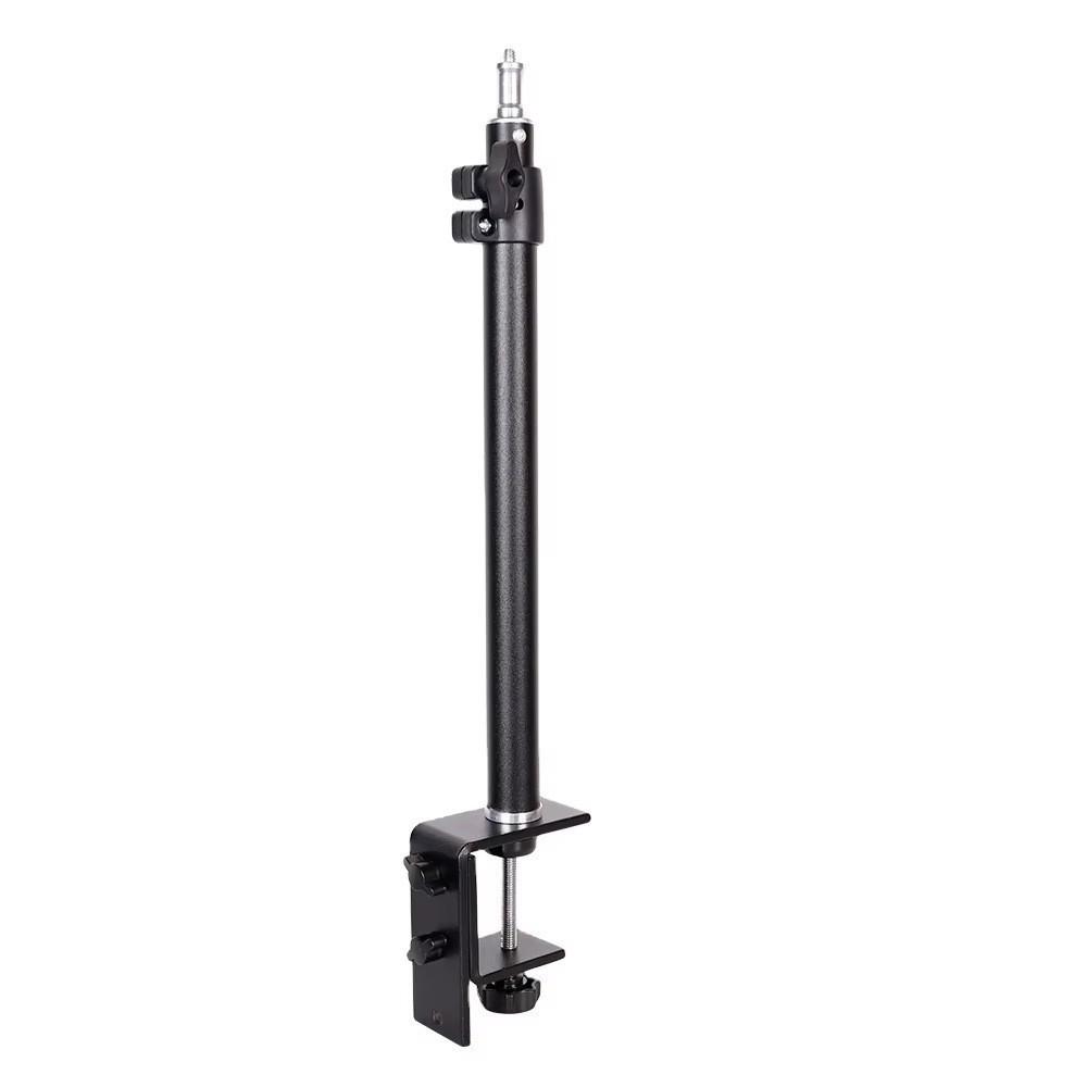 Nuovo Supporto da Scrivania a Morsetto a C per Fotocamera DSLR Supporto per Luci Supporto Fotografico con Testa a Sfera per Telefono Luce ad Anello Video Zoom
