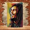 Bob Marley Band Party Flag Polyester Printed Flag Banner Tapestry for Garden Garage Decoration Concert Flag