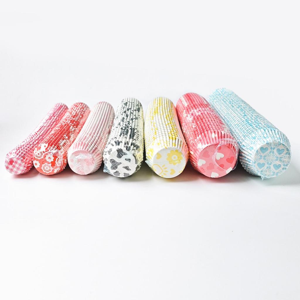 Large Oil-Proof Cake Paper Liners - Sizes 6 to 12 cm