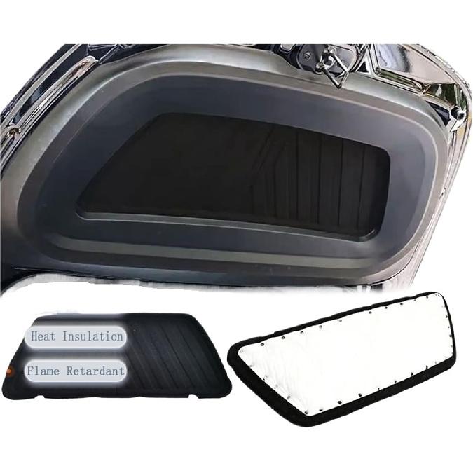 Front Engine Hood Insulation Cotton Pad Double-Layer Front Trunk Lid Mat Cover Soundproof,Compatible with Tesla Model Y