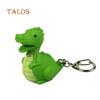 Creative LED Light Sound Cute Dinosaur Keychain Pendant Decor Key Ring Ornament Suspension Trinket