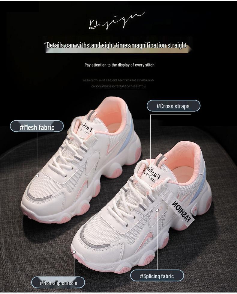 Women's Sports Shoes: Breathable Mesh, Soft Sole, Comfort Fit, Casual Style