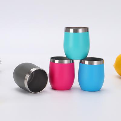 304 Stainless Steel Thermos Cup Mini 70ml Italian Eggshell Cup Portable U-shaped Cup with Lid