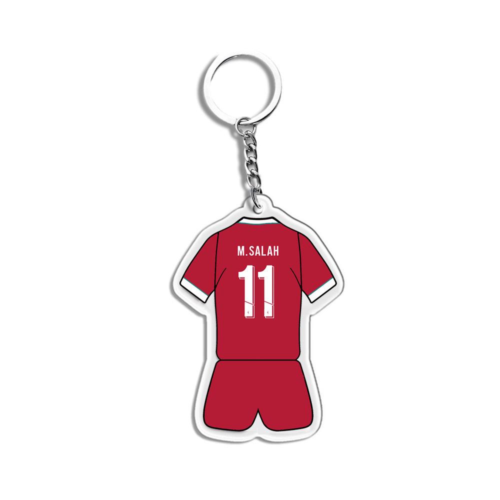 Star Player Keychains: Messi, Ronaldo, Neymar - Acrylic Football Souvenirs & Gifts