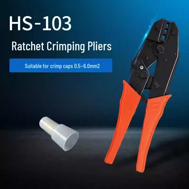 SN-02C/HSC Ratcheting Crimping Tool for 0.25-2.5 mm² BHT/FDD/RV/SV Wire