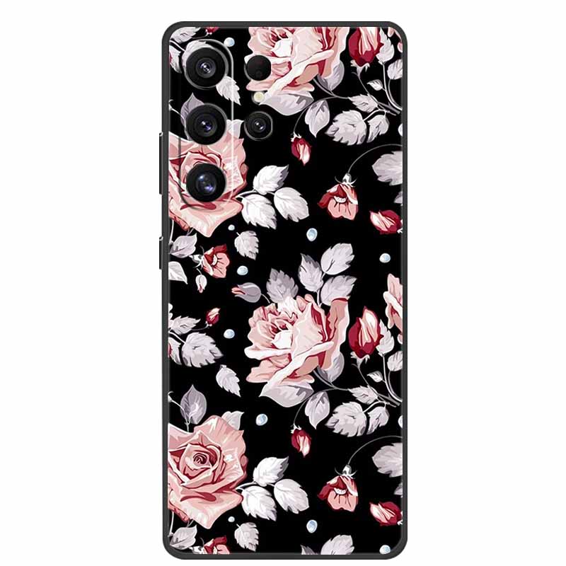 For Samsung Galaxy S26 Ultra Case Bumper Starry Sky Soft Silicone TPU Back Cover for Samsung S26 Ultra Phone Case Cute Cat Cover
