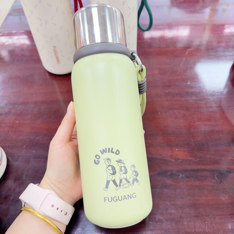 Insulated Cup for Girls, New High-Appearance Portable Stainless Steel Water Bottle for Students, Suitable for Outdoor Use to Keep Water Cold