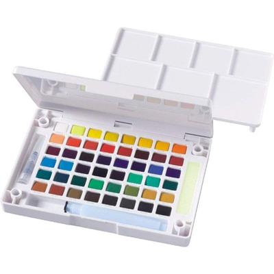 Watercolor Paint Set - Sakura - Koi Watercolor - 48 Colors - Refillable Brush - Compact