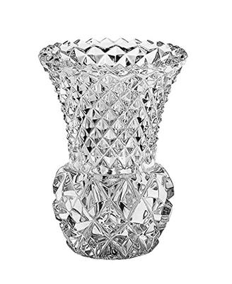 Bohemian Glass Mini Vase "Cross