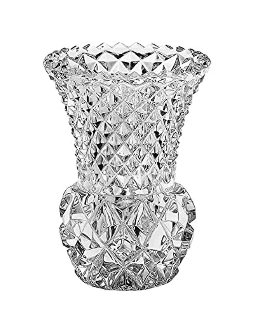 Böhmisches Glas Mini-Vase "Kreuz"