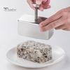 Food-grade Stainless Steel Mold Heart-shaped Rice Ball with Handle Polished Surface Rustproof Heat-shaped Non-Stick Sushi Maker